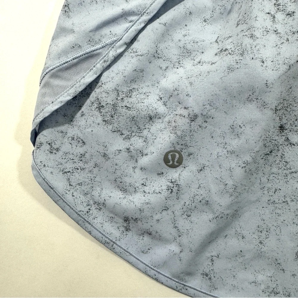 Lululemon Hotty Hot High Rise Skirt Long Gravel Dust Pastel Blue